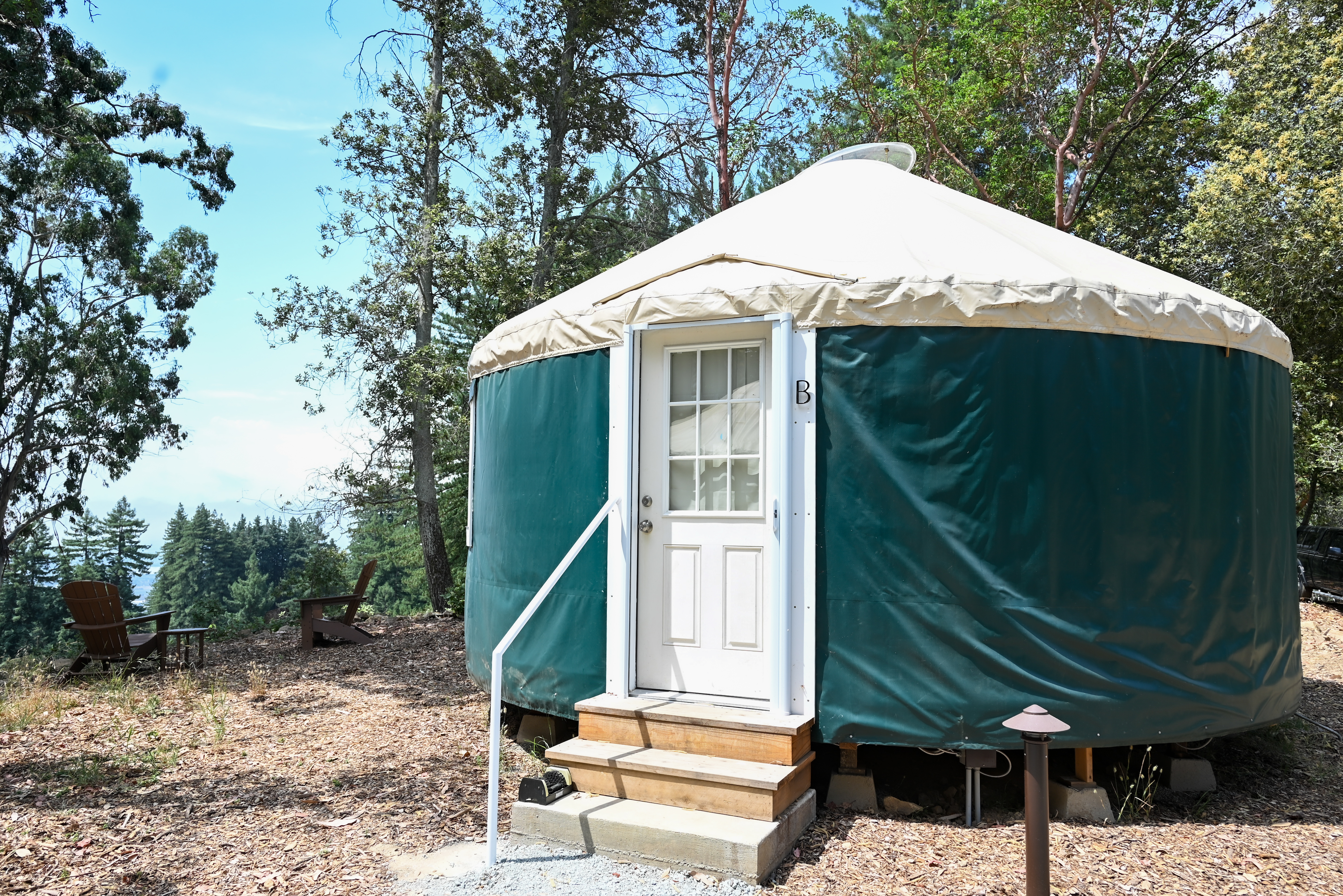 yurt accommodation california mountain