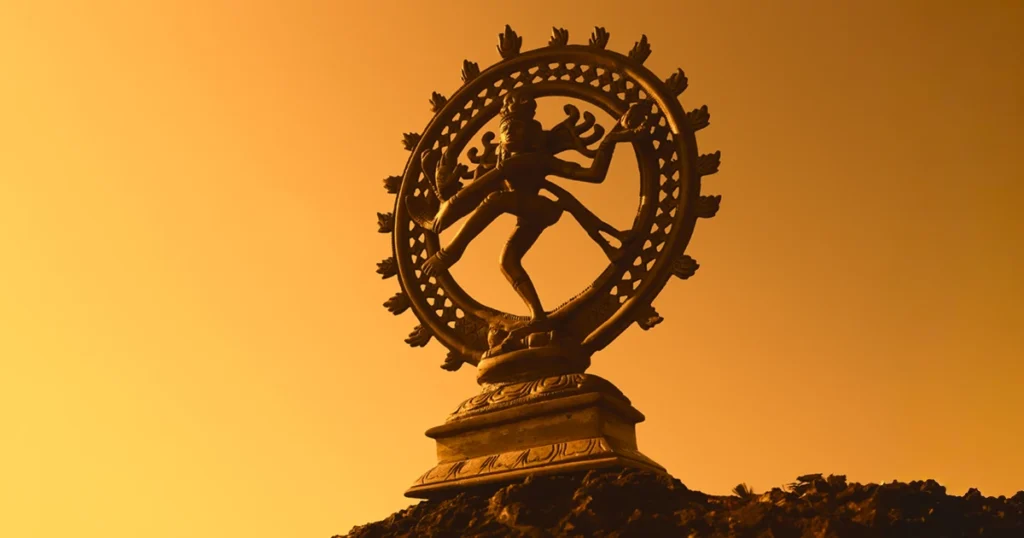 Shiva statue for Shivaratri observance.