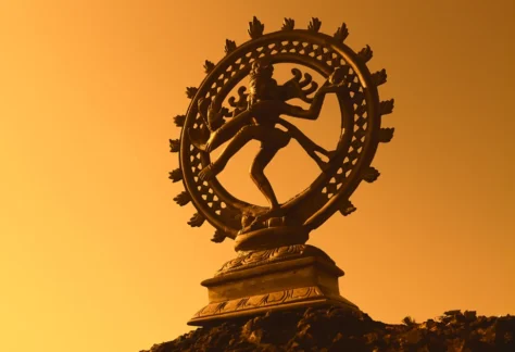 Shiva statue for Shivaratri observance.